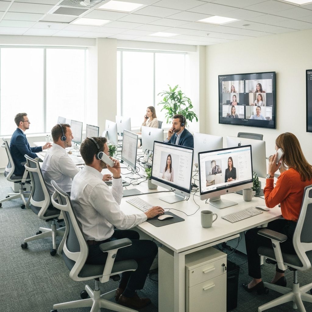 Sales development team office